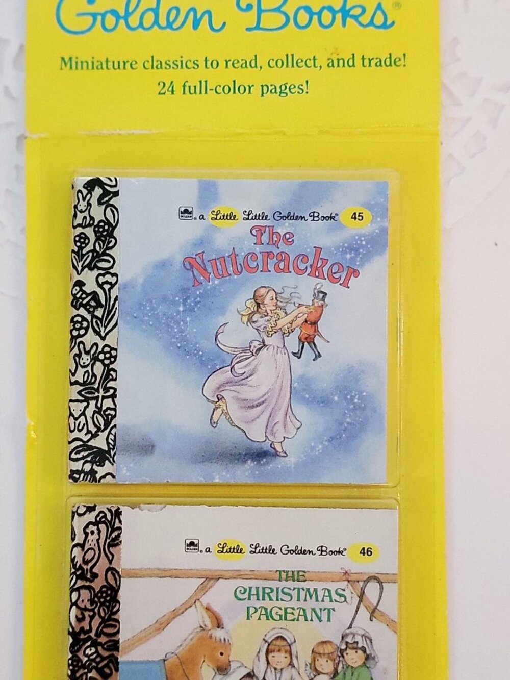 Original Little Little Golden Books; The Nutcracker and The Christmas Story 1992